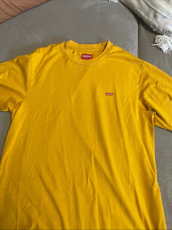 Supreme Other - Yellow Supreme Small Box Tee